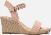 Tamaris Sandalen met sleehak wit - Maat 37
