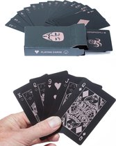 Speelkaarten , Flexibel, Waterdicht, Poker, Zwart & Rosé Goud.         Kaartspellen - Spelletjes - Huisspellen - Drankspellen - Bussen - Patience - Klaverjassen - Hartenjagen - Kingsen - Playing Cards