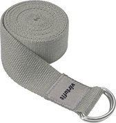 VirtuFit Premium Yoga Riem - Yoga strap - Katoen - 250 cm - Natural Grey - Yogastrap