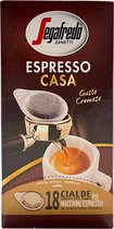 Segafredo ESE serving pods 'Espresso Casa' 18 stuks