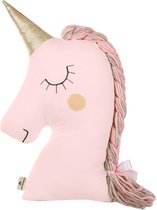 Unicorn Kussen Roze - sierkussen - kinderkamer - kussens