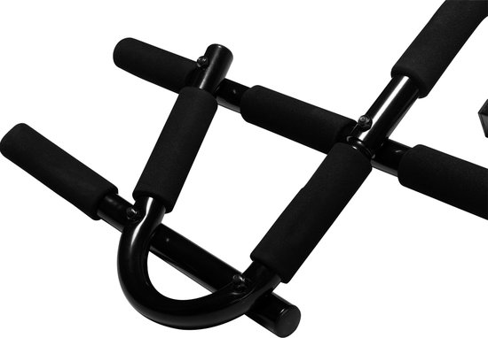 Barre De Traction VirtuFit – Fixation Sans Perçage, 62.5-100 Cm, Charge 120 Kg, Poignées Mousse