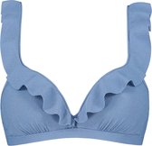 Beachlife Infinity ruffle bikinitop met voorgevormde cups en beugel - dames - Maat 70B