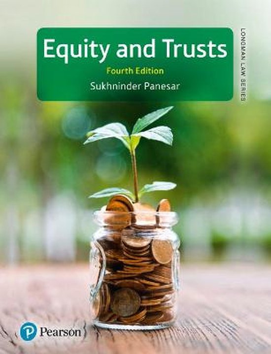 Equity and Trusts 9781292309040 Sukhninder Panesar Boeken