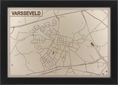 Houten stadskaart van Varsseveld