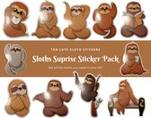 Luiaard Stickers - Sticker Pack met 10 Sloth Stickers - Sloth Sticker - Schattige Dieren - Luiaards - Journaling - Bullet Journal - Scrapbooking - Leuke Stickers - Laptop Sticker -
