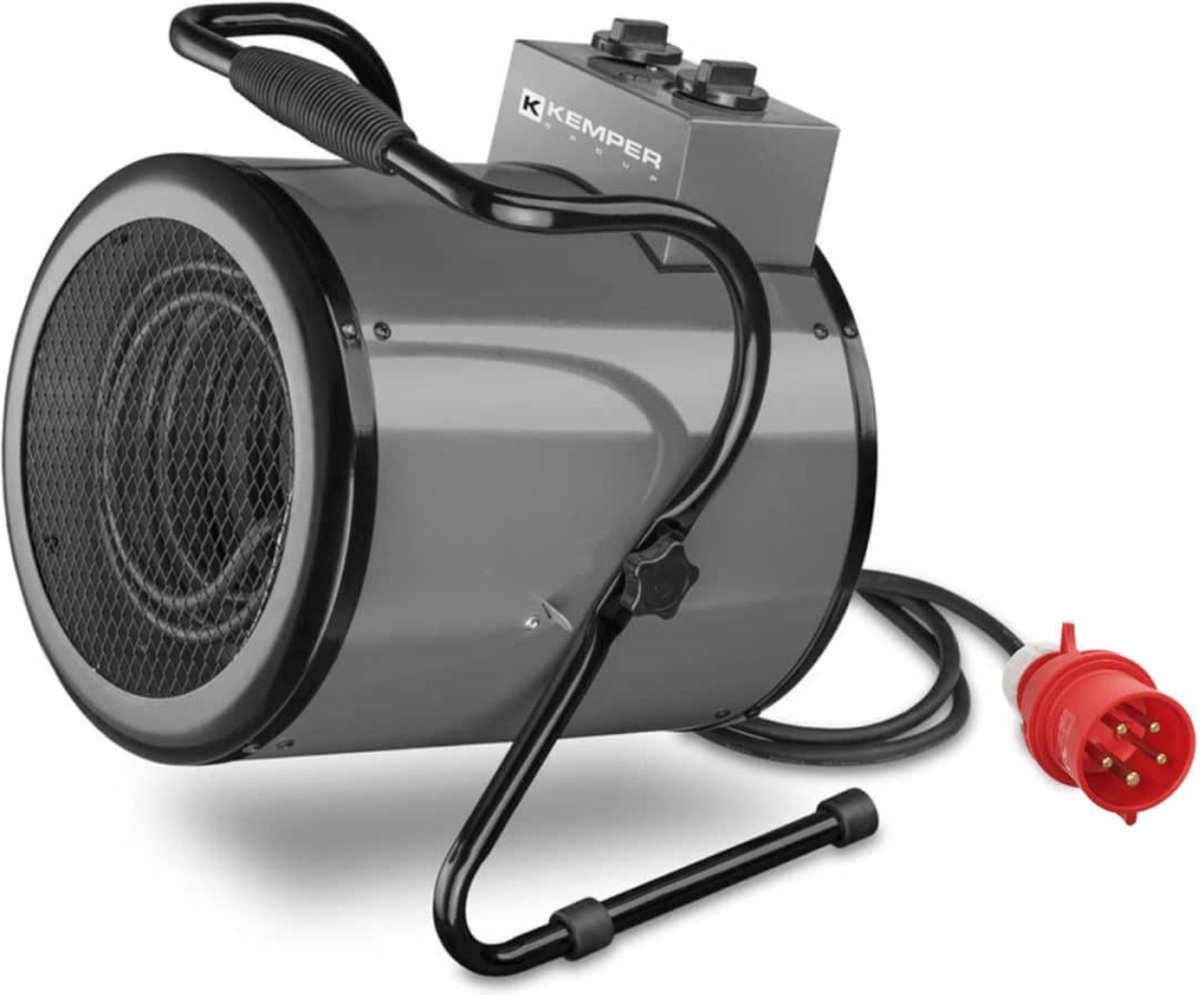 Heteluchtkanon / Elektrische heater - 380 volt CEE stekker - 5kw - 3  standen... | bol.com