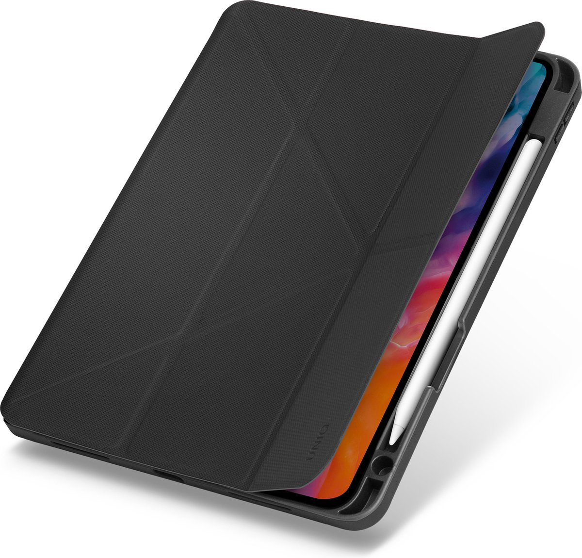 UNIQ - hoes - Transforma Rigor iPad Air 10.9 - (2020) - grijs/antraciet - Antimicrobieel