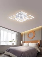 Plenta - Plafondlamp Met Afstandsbediening - Smart lamp - LED Bluetooth - Moderne lamp - Dimbaar Met App - Plafoniere