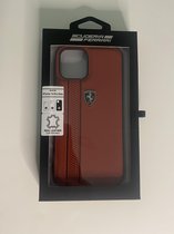 RODE LEER hoesje Ferrari - Backcover - iPhone 12 Pro Max