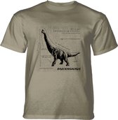 T-shirt Brachiosaurus Fact Sheet Beige KIDS S