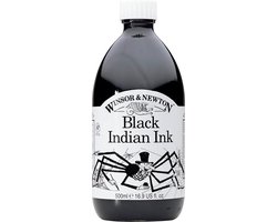 Winsor & Newton - Hobby Inkt - Oost Indische inkt - zwart - 250ml