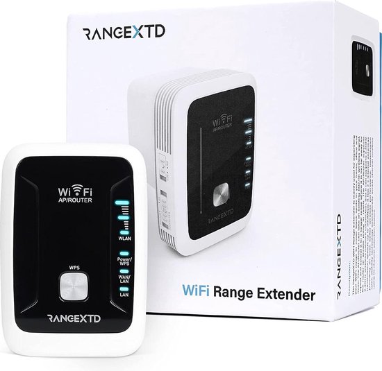 groot Werkgever Ramkoers RANGEXTD Wifi Range Extender - WiFi Booster voor het uitbreiden van wifi-verbinding  |... | bol.com