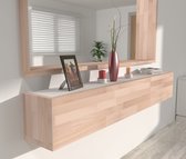Beuken plank. Timmerpaneel / meubelpaneel van beukenhout. Paneel A/B kwaliteit 200 x 40 x 2 cm