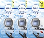 Febreze Car Linen & Sky - Autoparfum Voor Een Verfrissende Autogeur! (3x2ML)