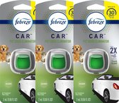 Febreze Car Heavy Duty Pet Odor Eliminator - Autoparfum Voor Een Verfrissende Autogeur! (3x2ML)