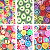 Smileys, Avocado’s, Fruit, Bloemetjes en Hartjesmix - 60 stuks - Multi colour