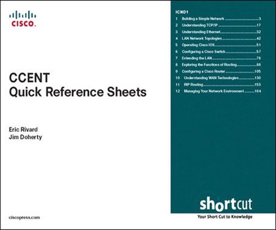Ccent Quick Reference Sheets (Exam 640-822) - cover