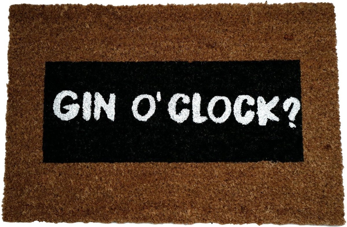 Gin O'Clock Glitter deurmat