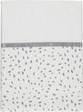 Briljant Baby Wieg Laken - Minimal Dots - Grijs - 75 x 100 cm Wieglaken