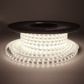 HOFTRONIC Flex60 - Dimbare LED Strip 25m - 6000K daglicht wit - 60 LEDs per meter 2835 High Lumen - 308 Lumen per meter - IP65 voor binnen en buiten - Waterdicht en UV bestendig -