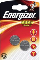 Energizer EN-638708 Lithium Knoopcel Batterij Cr2025 3 V 2-blister