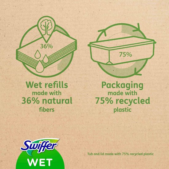 KEEPOW Herbruikbare voor Swiffer vochtige vloerdoeken, puur katoenen doeken voor het reinigen van hardhouten vloeren, 25,4 x 11,5 cm, 6 stuks
