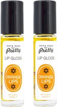 Zoya Goes Pretty - Lip Gloss Orange Lips - 2 pak