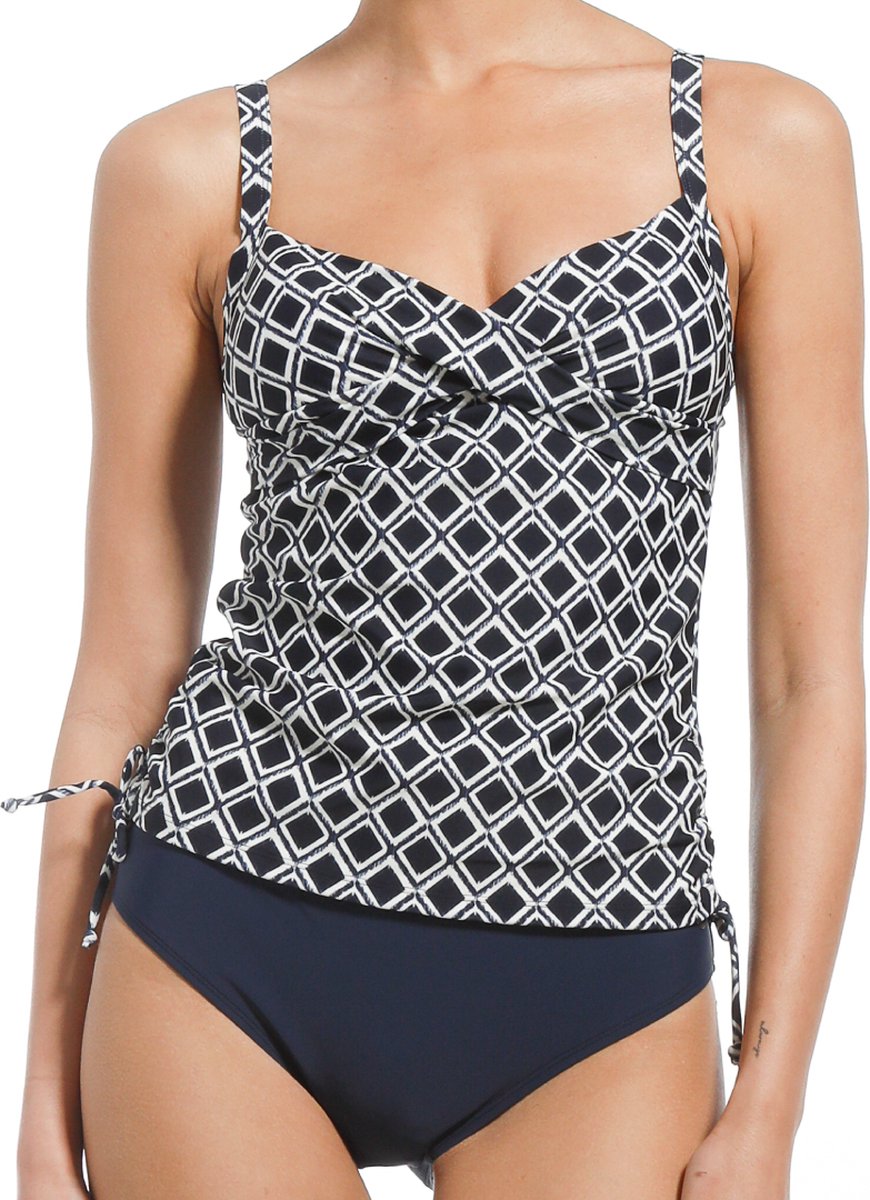 Pastunette Beach - Blue Pattern - Tankiniset - Blauw/Wit — afbeelding 4