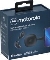 Motorola Motobuds Charge - Écouteurs sans fil - Recharge de téléphone - Étanche - 18 heures de lecture - Zwart