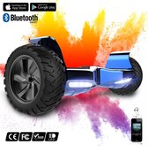 Off Road Hoverboard | Ampes | 700W Motor | Bluetooth Speaker | Oxboard | Blauw