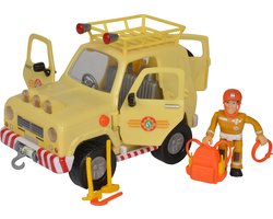 Simba - Brandweerman Sam - Mountain 4x4 met figuur - Speelgoedvoertuig - vanaf 3 jaar