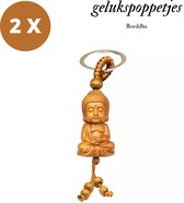 Sleutelhanger-Boeddha-Houtgesneden-Geluk-Cadeautjes-Duurzaam