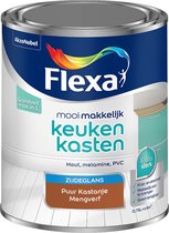 Flexa Mooi Makkelijk Verf - Keukenkasten - Mengkleur - Puur Kastanje - 750 ml