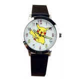 Pokemon Horloge met afbeelding van Pikachu met een zwart bandje