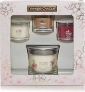 Yankee Candle Coffret cadeau Sakura Blossom Festival - Petit gobelet et 3 bougies déposées