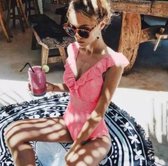 Badpak roze - Dames zwemkleding - Bikini - Dames badpak - Zwemkleding voor vrouwen