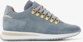 VIA VAI Nora Sade Sneakers - Suede - Blauw - Maat 37