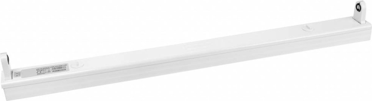 Aigostar - LED TL armatuur - 60cm wit aluminium - voor een enkel LED TL buis