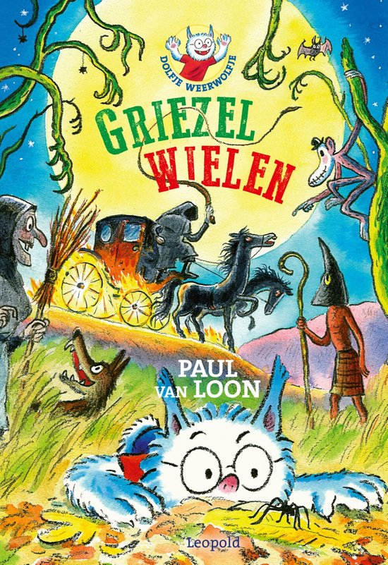 Boek cover Dolfje Weerwolfje  -   GriezelWielen van Paul van Loon (Hardcover)