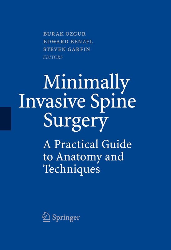 Minimally Invasive Spine Surgery Ebook Ozgur Burak Boeken Bol Com