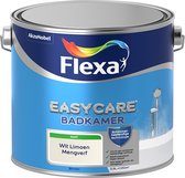 Flexa Easycare Muurverf - Badkamer - Mat - Mengkleur - Wit Limoen - 2,5 liter