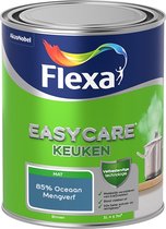 Flexa Easycare Muurverf - Keuken - Mat - Mengkleur - 85% Oceaan - 1 liter