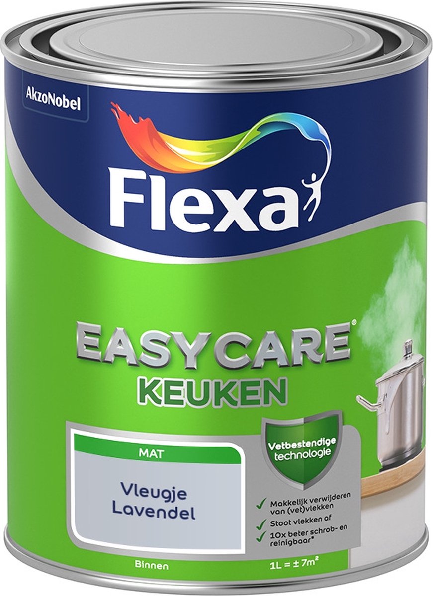 Flexa Easycare Muurverf - Keuken - Mat - Mengkleur - Vleugje Lavendel - 1 liter