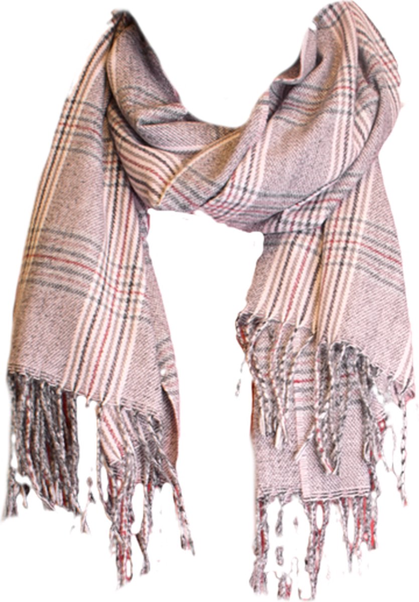 sjaal | wol | diverse kleuren | ruiten | dames en heren
