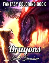 Dragons Coloring Book - Jade Summer - Kleurboek voor volwassenen