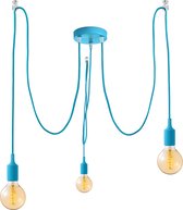 Home sweet home kinderkamer hanglamp Fiber 3L - blauw