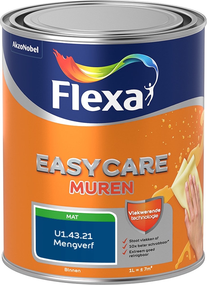 Flexa Easycare Muurverf - Mat - Mengkleur - U1.43.21 - 1 liter
