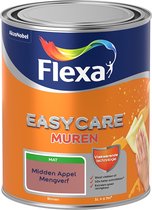 Flexa Easycare Muurverf - Mat - Mengkleur - Midden Appel - 1 liter