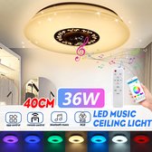 Plafonnieres - LED Plafondlamp - 36W 220V - Dimbare - met Afstandsbediening - voor Badkamer Keuken Woonkamer Wandlamp - Wit